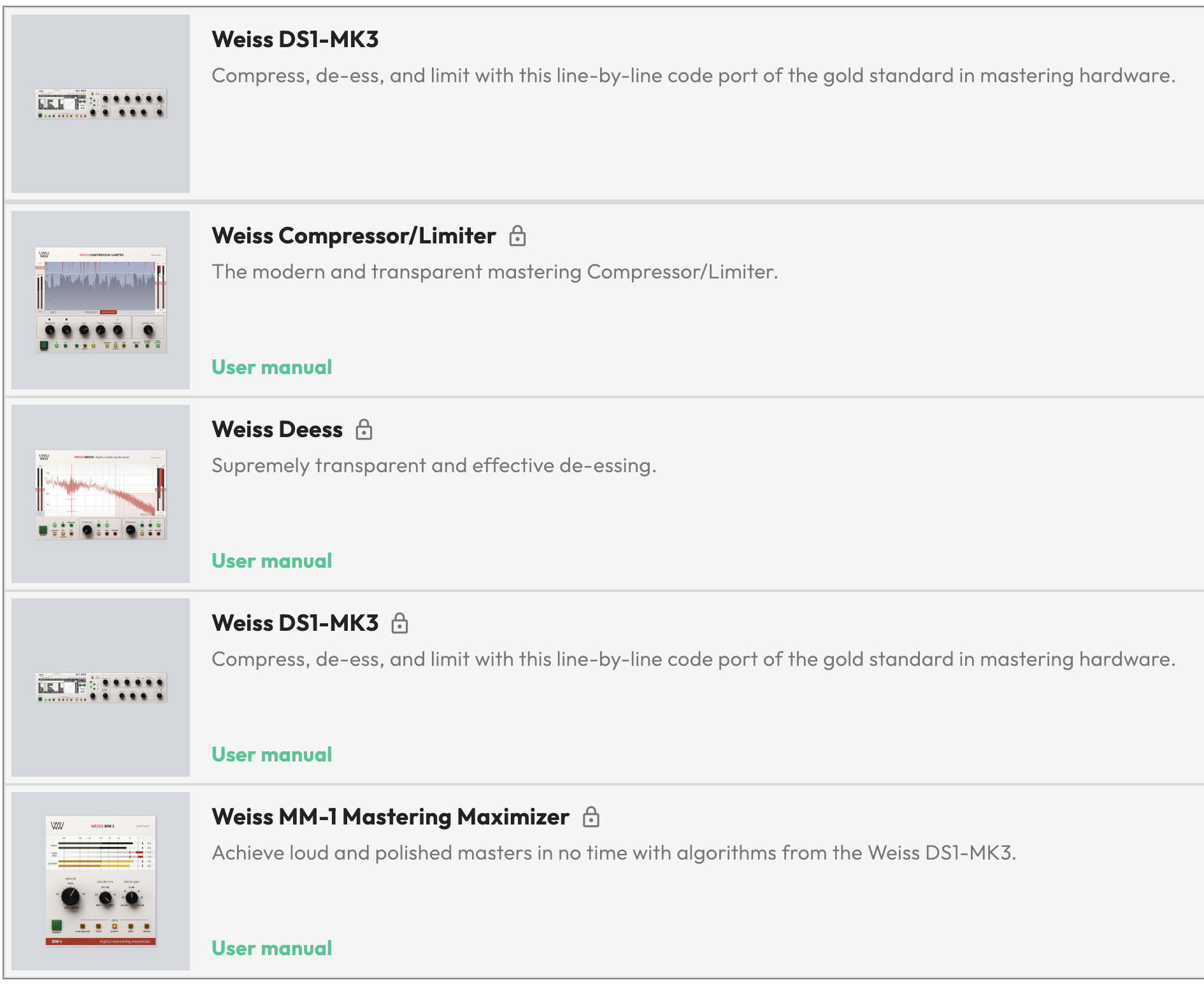 Softube Weiss DS1-MK3 Bundle